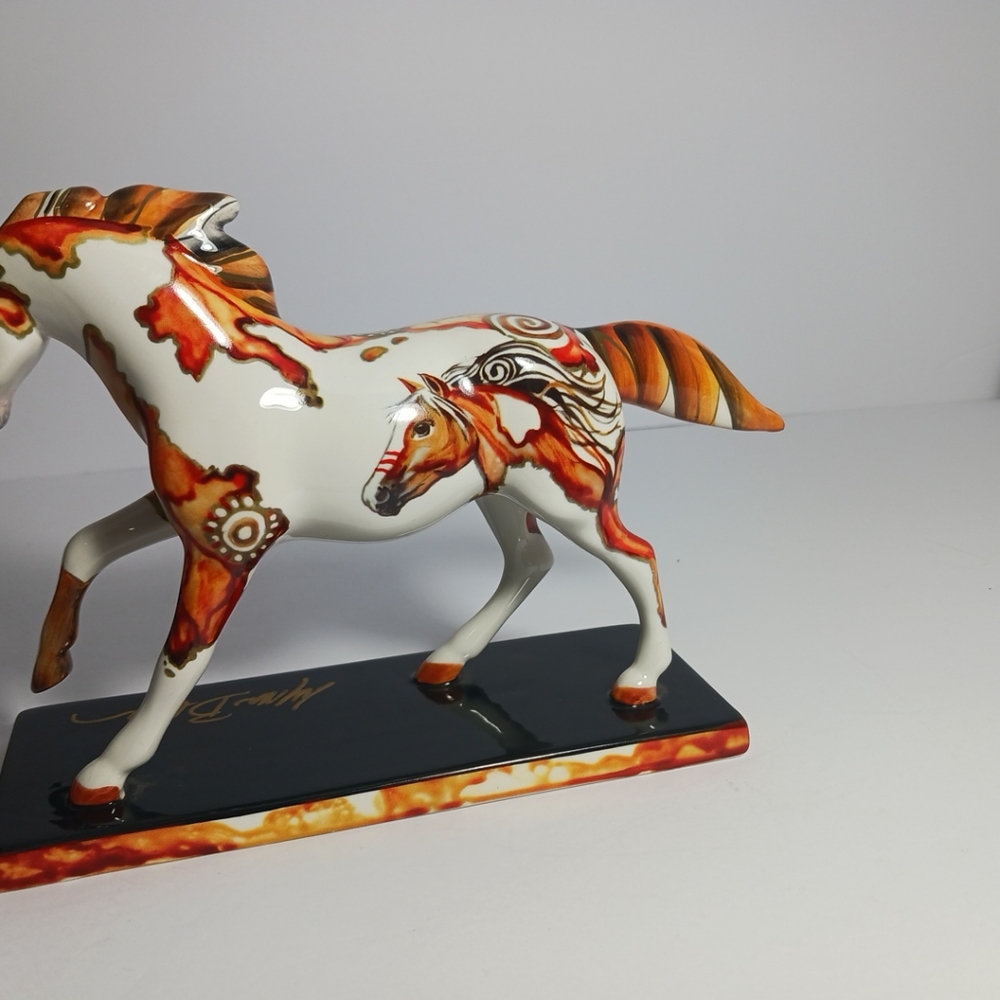 Trail of Painted Ponies 2009 Petroglyph Pony 12290 Signed Lynn Bean - Picture 4 of 8